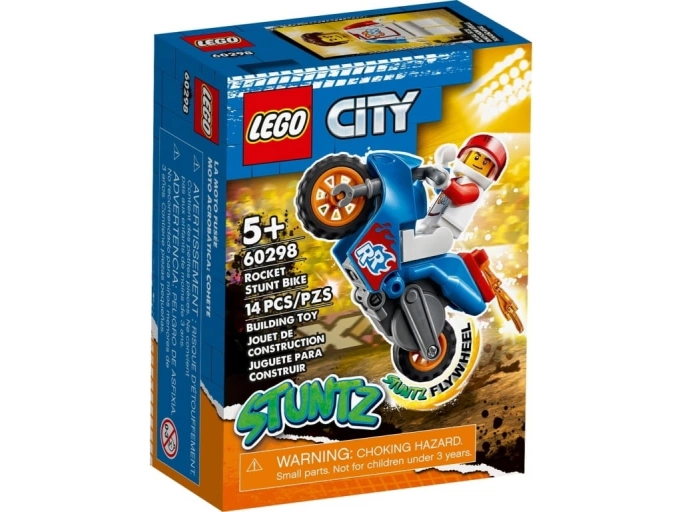 LEGO City 60298 Rakietowy motocykl kaskaderski