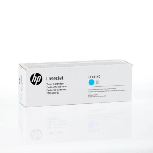 HP oryginalny toner CF411XC, HP 410X, cyan, 5000s, produkt kontraktowy