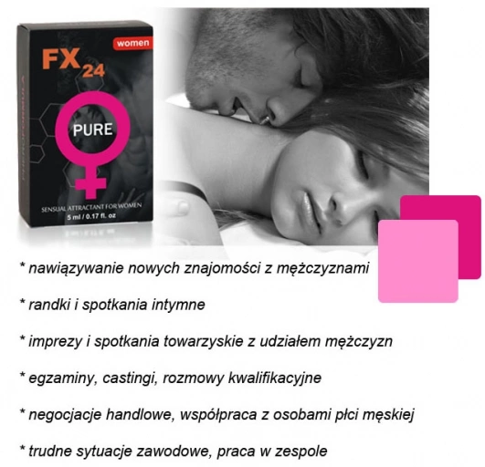 Aurora Fx24 For Women - Neutral Roll-On 5 Ml - Feromony damskie ⚫ DARMOWA DOSTAWA od 299zł ⚫ DYSKRETNA PRZESYŁKA 24H Z POLSKI ⚫