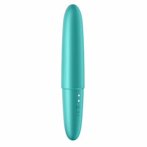 Satisfyer Ultra Power Bullet 6 (Turquoise) - Miniwibrator Pocisk, Niebieski ⚫ DARMOWA DOSTAWA od 299zł ⚫ DYSKRETNA PRZESYŁKA 24H Z POLSKI ⚫