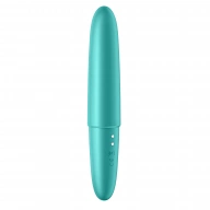 Satisfyer Ultra Power Bullet 6 (Turquoise) - Miniwibrator Pocisk, Niebieski ⚫ DARMOWA DOSTAWA od 299zł ⚫ DYSKRETNA PRZESYŁKA 24H Z POLSKI ⚫