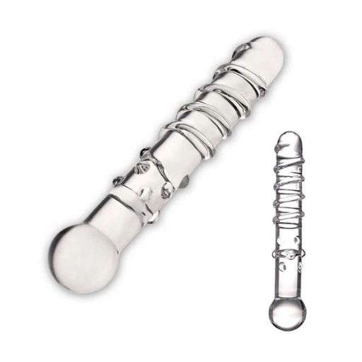 Dildo szklane - Glas Callisto Clear Glass Dildo