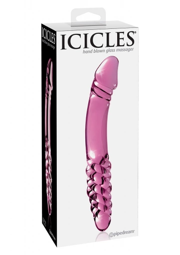 Icicles no 57 - Szklane dildo ⚫ DARMOWA DOSTAWA od 299zł ⚫ DYSKRETNA PRZESYŁKA 24H Z POLSKI ⚫