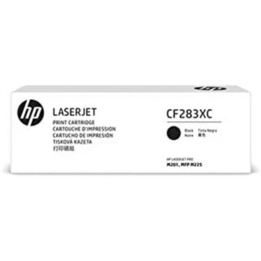 HP oryginalny toner CF283XC, HP 83X, black, 2200s, produkt kontraktowy, 580g