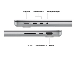 APPLE MacBook Pro 14inch M4 Pro chip with 14-core CPU and 20-core GPU 24GB 1TB SSD Silver