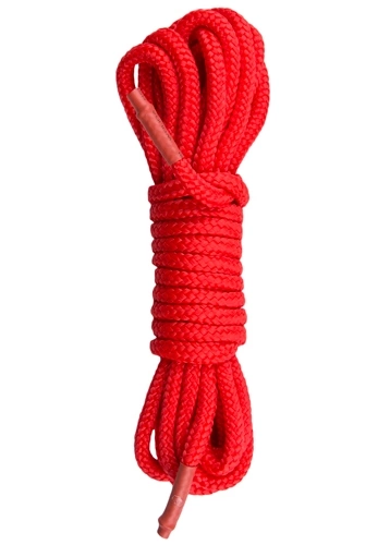 Easy Toys Red Bondage Rope 5M - Taśma do krępowania, czerwona ⚫ DARMOWA DOSTAWA od 299zł ⚫ DYSKRETNA PRZESYŁKA 24H Z POLSKI ⚫