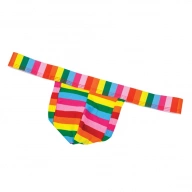 Tęczowe stringi męskie - Rainbow Mens Thong  