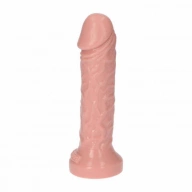 Masywne Realistyczne  Dildo z Przyssawką Żyły 16,5 cm Cielisty | 100% ORYGINAŁ| DYSKRETNA PRZESYŁKA