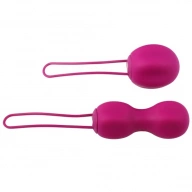 Nomi Tang IntiMate Kegel Set - Zestaw kulek do ćwiczeń mięśni Kegla czerwony