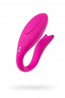 A-TOYS Vibrator for couples Dolphy, silicone, pink, 9.6 cm