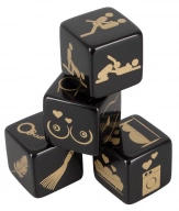 Orion Dice Set Pack Of 4 - Gra erotyczna kostka ⚫ DARMOWA DOSTAWA od 299zł ⚫ DYSKRETNA PRZESYŁKA 24H Z POLSKI ⚫