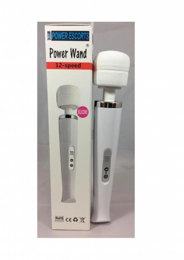 Powerwand  white eu plug big size wand massager