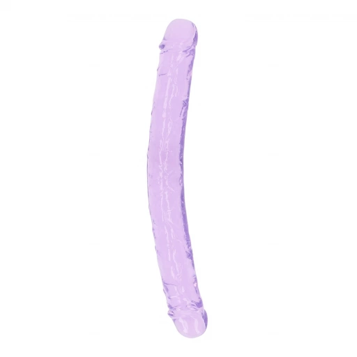 Dwustronne Dildo Realistic Double Dong 34cm Fioletowy | 100% ORYGINAŁ| DYSKRETNA PRZESYŁKA