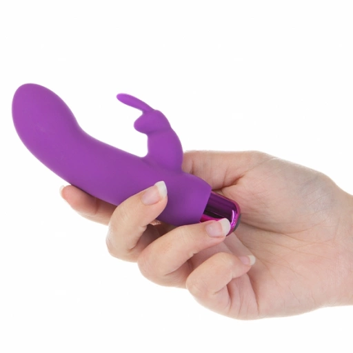 Wibrator 2w1 króliczek - PowerBullet Alice’s Bunny Vibrator 10 Function  Fioletowy