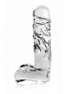 Pipedream Icicles - Plug Dildo szklany No. 40 przezroczysty 15 cm 