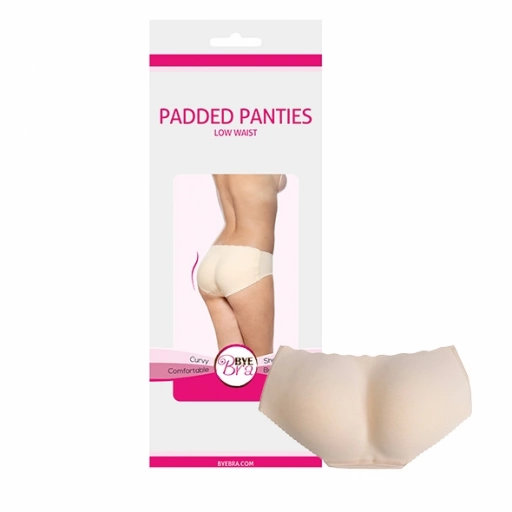 Majtki powiększające pośladki, niski stan - Bye Bra Padded Panties Low Waist M