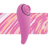 Masażer łechtaczki - FeelzToys FemmeGasm Tapping & Tickling   Różowy