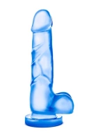 B Yours Sweet N Hard 4 Blue - Dildo klasyczne na przyssawce, Niebieski ⚫ DARMOWA DOSTAWA od 299zł ⚫ DYSKRETNA PRZESYŁKA 24H Z POLSKI ⚫