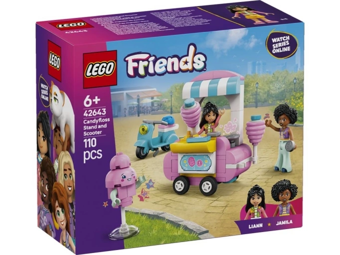 LEGO 42643 Friends Stoisko z watą cukrową i skuter