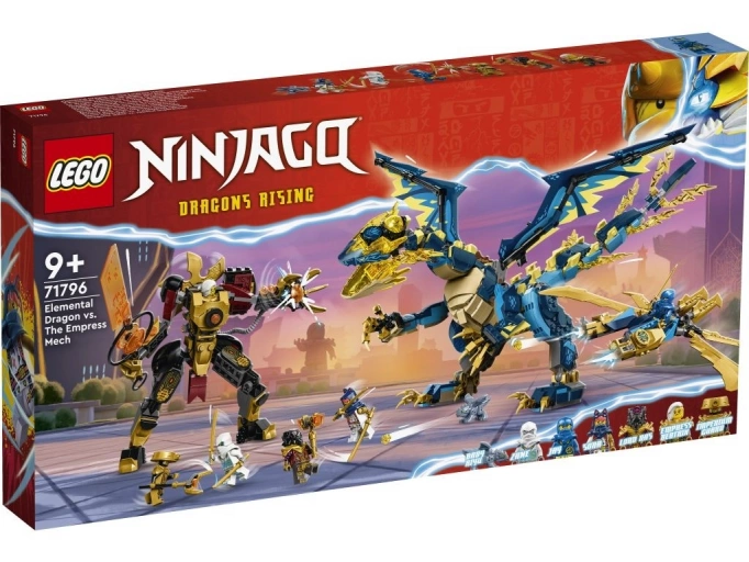 LEGO 71796 Ninjago Smok żywiołu kontra mech cesarzowej