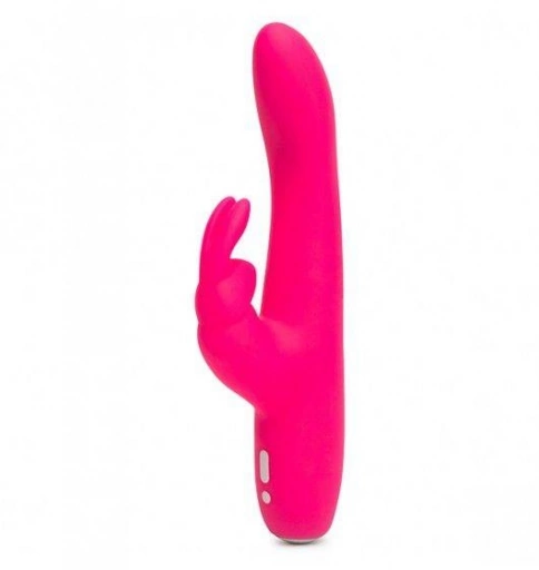 Wibrator Happy Rabbit Slimline Curve Rabbit Vibrator Różowy | 100% ORYGINAŁ| DYSKRETNA PRZESYŁKA