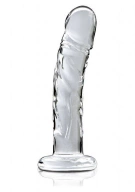 Szklane Dildo Icicles No. 62 Penis Przeźroczysty | 100% ORYGINAŁ| DYSKRETNA PRZESYŁKA