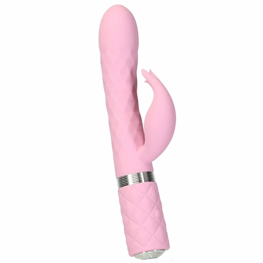 Wibrator króliczek z rotacją - Pillow Talk Lively Rabbit Vibrator   Różowy