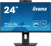 IIYAMA Monitor 24 cale XUB2490HSUH-B1 IPS,FHD,CAM,MIC,HDMI,DP,3xUSB(3.2),  100Hz,250cd,4ms,ADAPTIVE SYNC,FlickerFree,2x2W,WINDOW