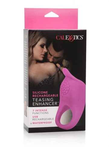 CalExotics Rechargeable Teasing Enhancer - Wibrujący pierścień erekcyjny ⚫ DARMOWA DOSTAWA od 299zł ⚫ DYSKRETNA PRZESYŁKA 24H Z POLSKI ⚫