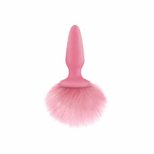 Korek analny z ogonkiem Ns Novelties Bunny Tails Pink