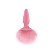 Korek analny z ogonkiem Ns Novelties Bunny Tails Pink