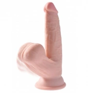 Realistyczne DildoKing Cock 3D z Ruchomymi Jądrami 16cm Cielisty | 100% ORYGINAŁ| DYSKRETNA PRZESYŁKA