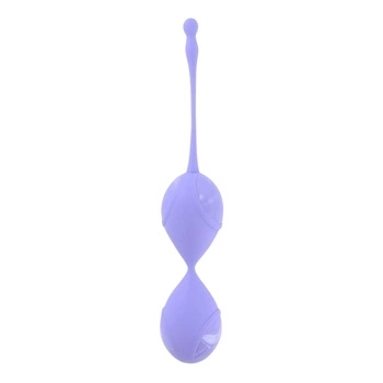 Wibrujące kulki stymulujące Vibe Therapy - Fascinate Purple fioletowe