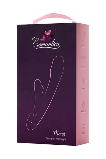 xVibromassager Eromantica MERYL, silicone, pink, 22,5 cm