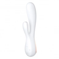 Wibrator króliczek z aplikacją - Satisfyer Mono Flex Vibrator   Biały