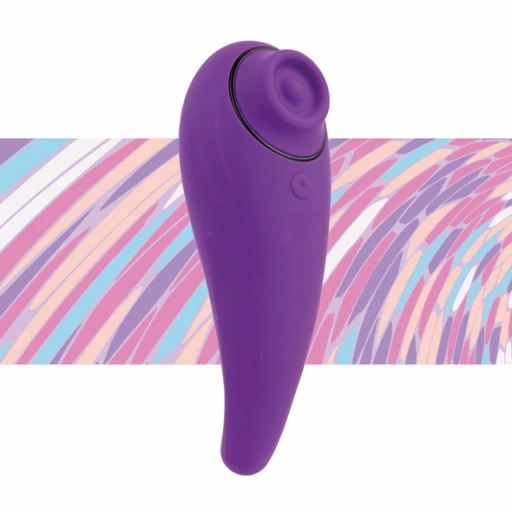 Masażer łechtaczki - FeelzToys FemmeGasm Tapping & Tickling   Fioletowy