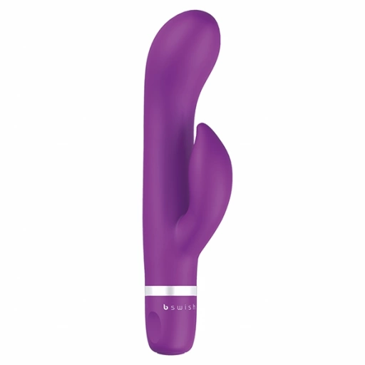 Wibrator ze stymulatorem - B Swish bwild Classic Marine Rabbit Vibrator   Fioletowy