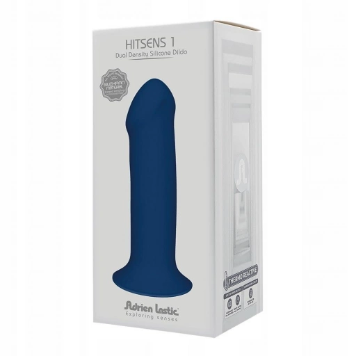 Adrien Lastic Hitsens 1 ( 7 ' ) Blue - Dildo klasyczne na przyssawce ⚫ DARMOWA DOSTAWA od 299zł ⚫ DYSKRETNA PRZESYŁKA 24H Z POLSKI ⚫