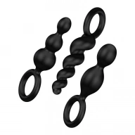 Zestaw korków analnych Satisfyer Booty Call Plugs Black