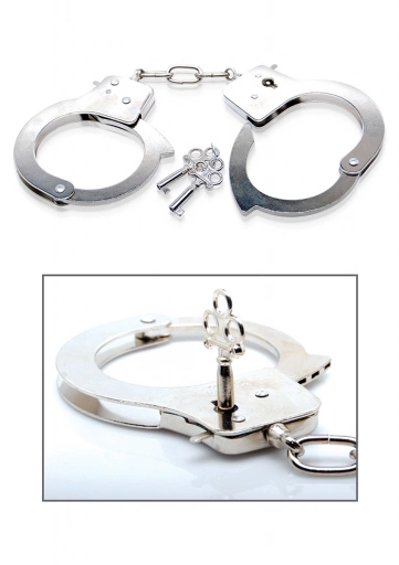 Fetish Fantasy Limited Edition Metal Handcuffs - Kajdanki metalowe ⚫ DARMOWA DOSTAWA od 299zł ⚫ DYSKRETNA PRZESYŁKA 24H Z POLSKI ⚫