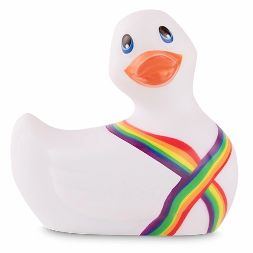 Tęczowy masażer kaczuszka - I Rub My Duckie 2.0 Pride  