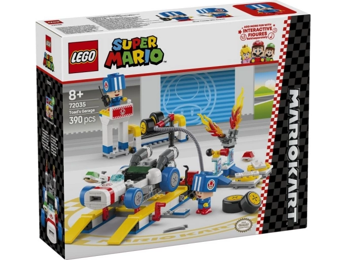 LEGO 72035 Super Mario Mario kart – Toad i jego garaż