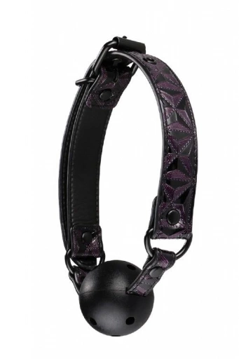 Blaze Ball Gag Purple - Knebel z kulką, Fio' ⚫ DARMOWA DOSTAWA od 299zł ⚫ DYSKRETNA PRZESYŁKA 24H Z POLSKI ⚫