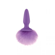 Korek analny z futerkiem Ns Novelties Bunny Tails Purple