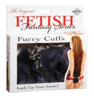 Fetish Fantasy Furry Cuffs ~ Black | 100% ORYGINAŁ| DYSKRETNA PRZESYŁKA