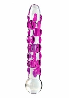 Pipedream Icicles - Plug Dildo szklany No.7 chrapowate 17,5 cm