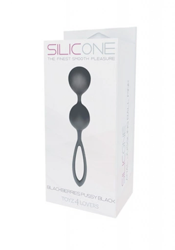 Kulki-PALLINE BLACKBERRIES PUSSY SILICONE BLACK