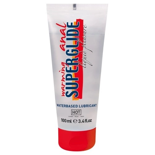 HOT Anal Superglide Warming 100Ml - Lubrykant analny na bazie wody ⚫ DARMOWA DOSTAWA od 299zł ⚫ DYSKRETNA PRZESYŁKA 24H Z POLSKI ⚫