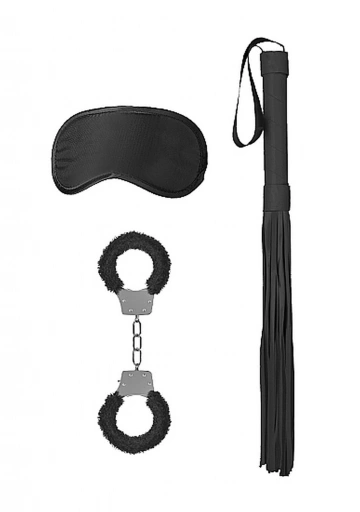 Ouch! Introductory Bondage Kit #1 Black - Zestaw BDSM Czarny ⚫ DARMOWA DOSTAWA od 299zł ⚫ DYSKRETNA PRZESYŁKA 24H Z POLSKI ⚫