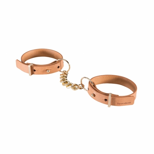 Kajdanki Bijoux Indiscrets - Maze Thin Handcuffs Brązowy